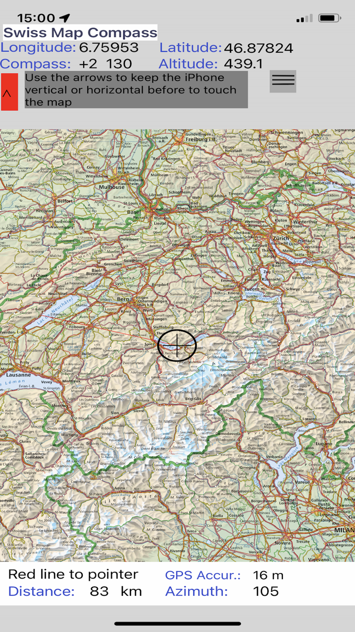 Swiss Map Compass
