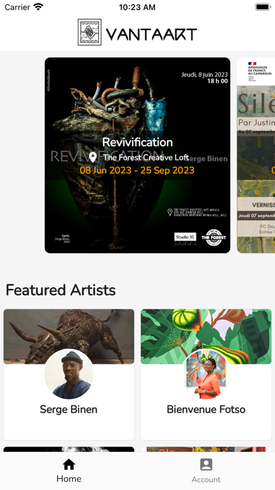 Vantaart - Virtual Art Gallery Screenshot