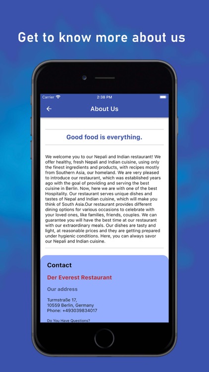 Der Everest Restaurant Berlin