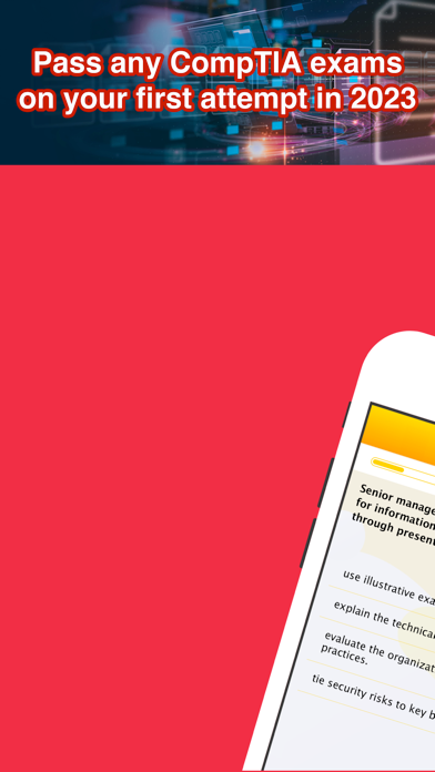 Screenshot #1 pour CompTIA Exam Prep | 2023