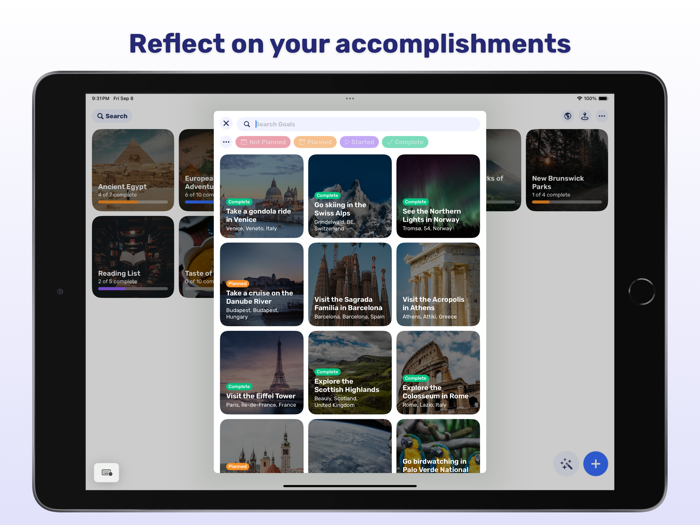 Söka Bucket Lists Made Easy