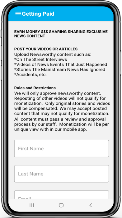 RAW News USA Screenshot