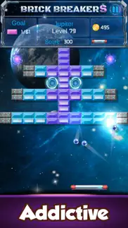 brick breaker : space outlaw iphone screenshot 1