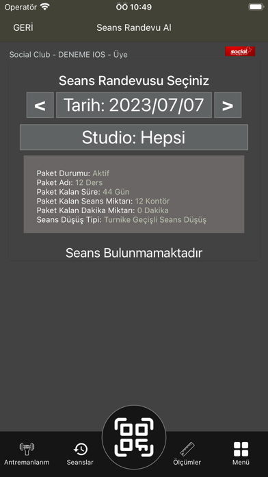 Social Plus Gym Screenshot