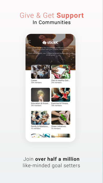 stickK: Goals & Accountability Screenshot