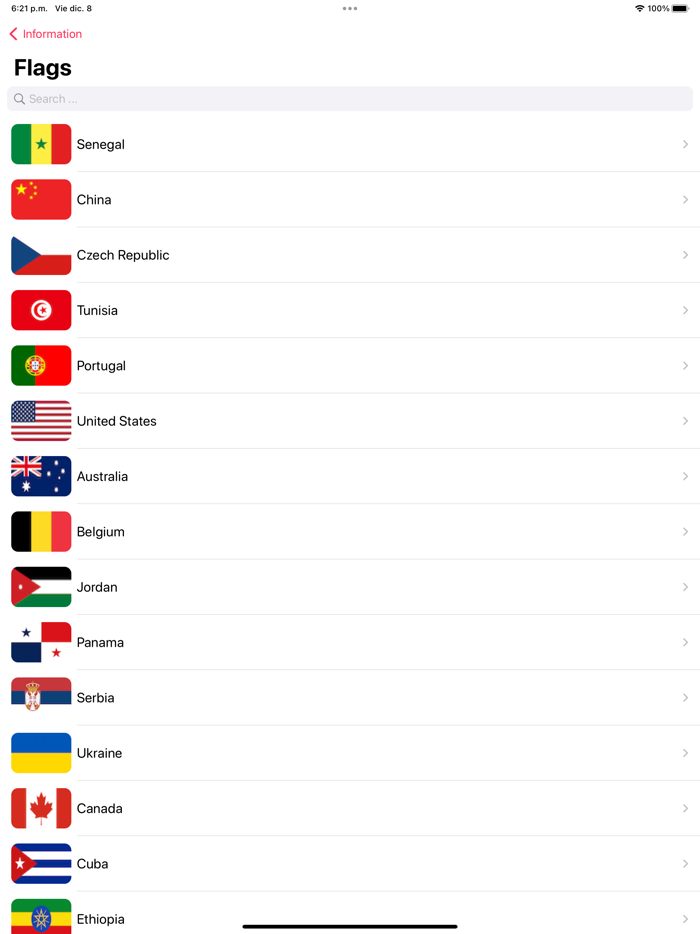 Flags and Countries Quiz