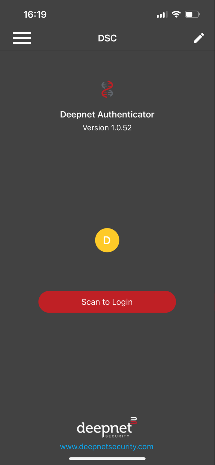 DeepNet Authenticator