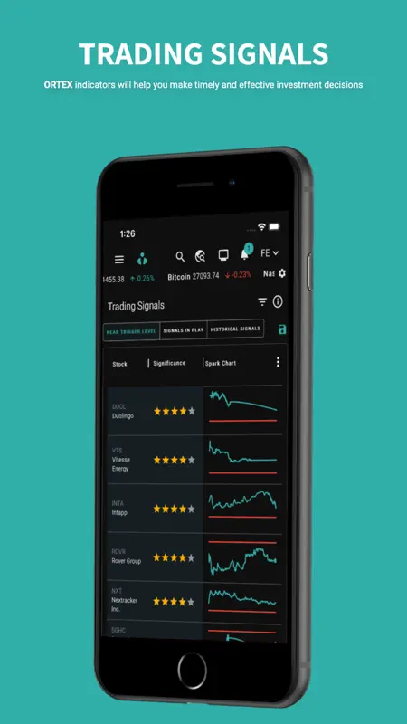 ORTEX - Stock Market Analytics screenshot 4 of 9