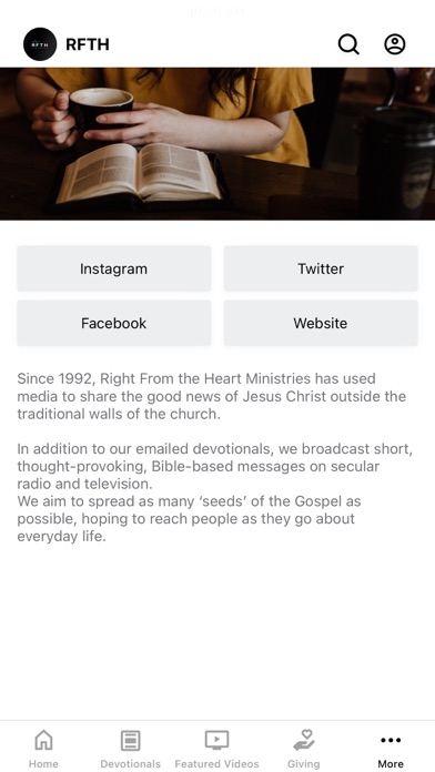Right From The Heart Ministry Screenshot
