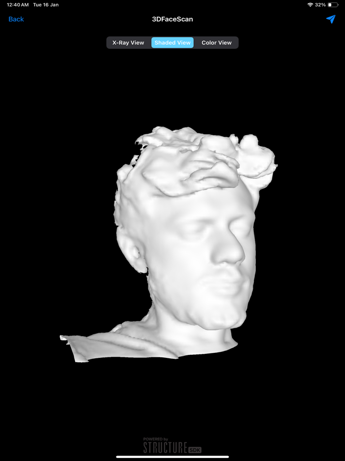 3DFaceScan - Structure SDK