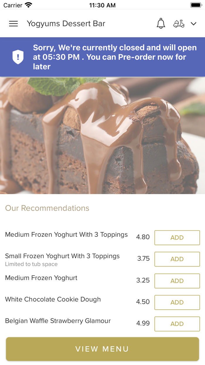 Yogyums Desserts And Pizza Bar