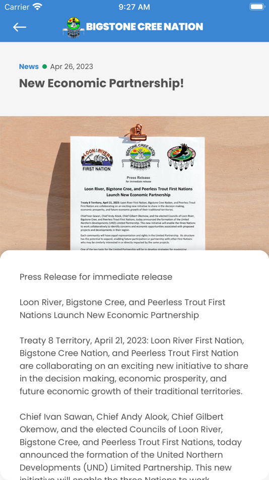 #3. Bigstone Cree Nation (iOS) 由: Bigstone Cree Nation