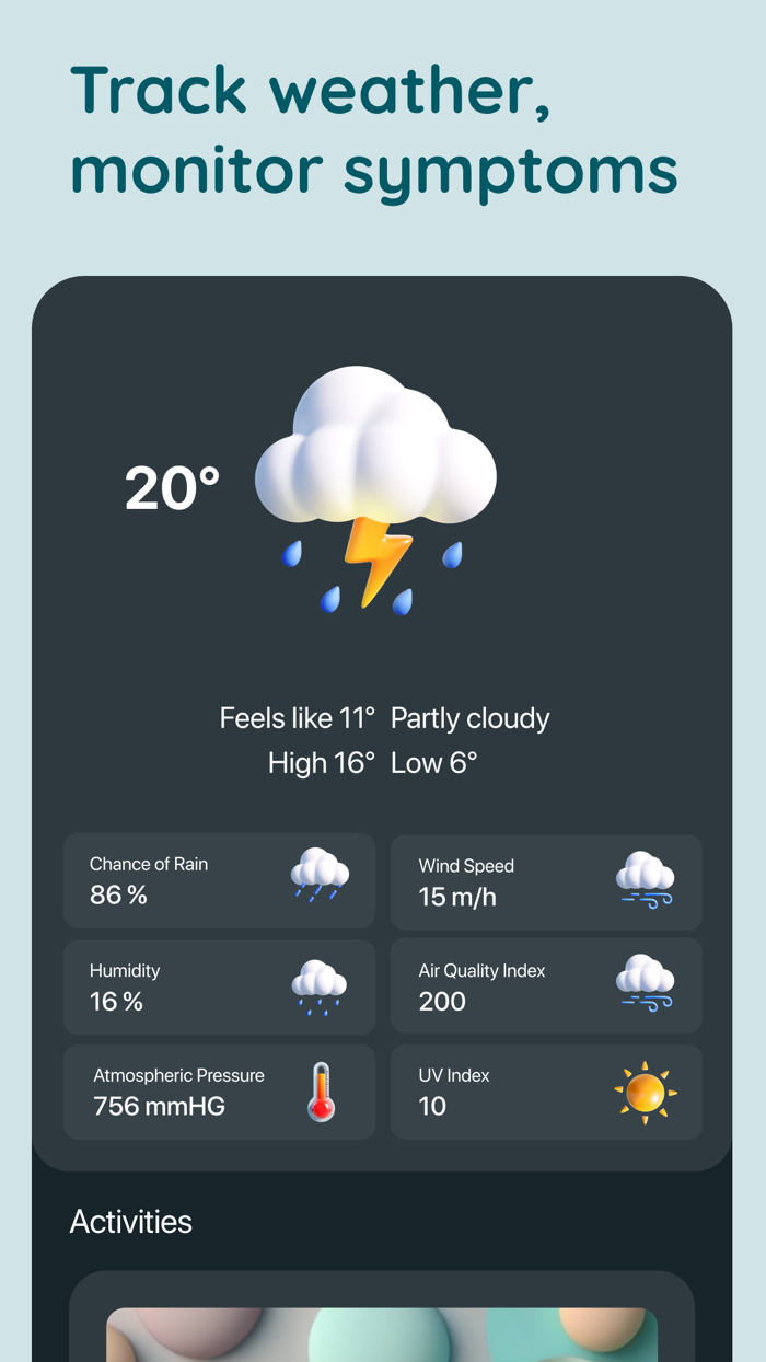 WeatherMind Health and Forecast