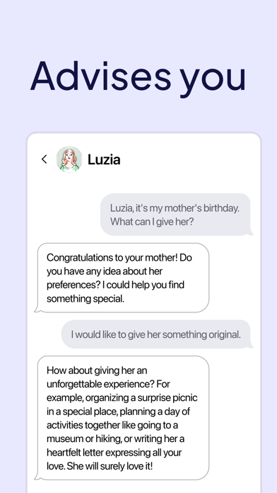 Luzia: Your AI Assistant Screenshot
