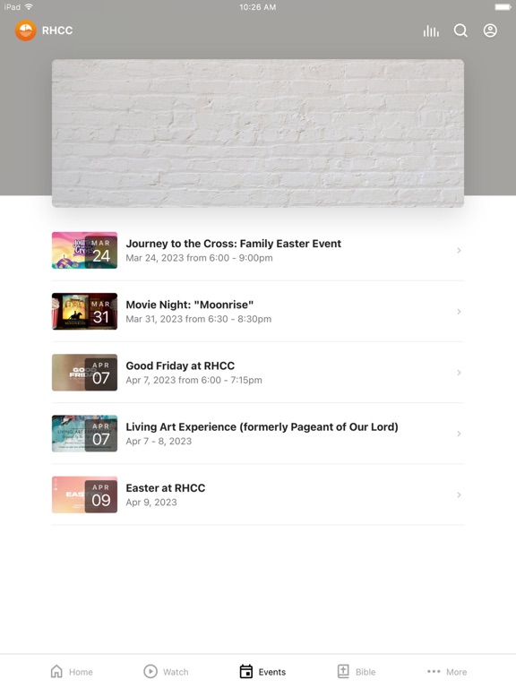 Rolling Hills Covenant Church iPad screenshot 3 - Lifestyle app