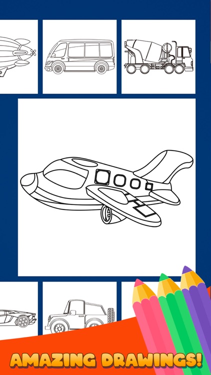 Cars Coloring Pages Pack