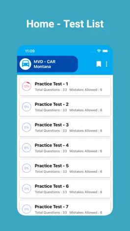 Game screenshot Montana MVD Permit Test Prep mod apk