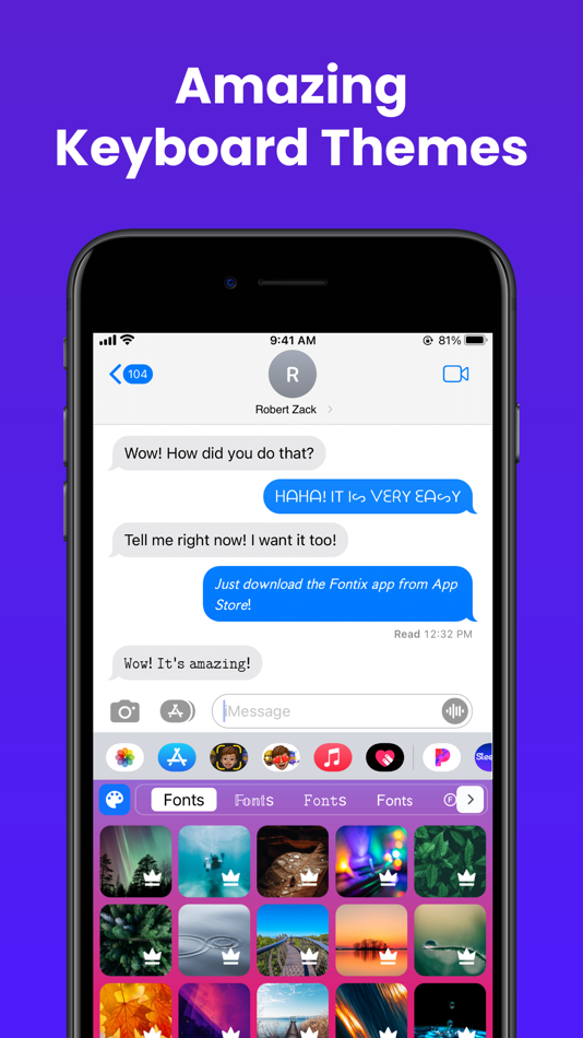 #4. Fontix - Fonts & Keyboard (iOS) 由: Cleaner LLC