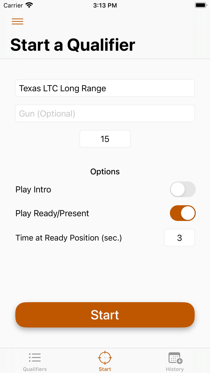 Texas LTC Range Qualifier