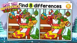 spot the difference christmas iphone screenshot 4