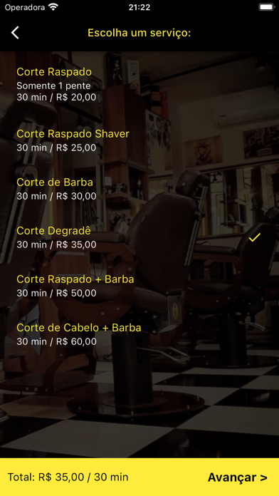 Barbearia Mangoni Screenshot