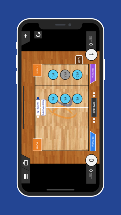 AthletesGoLive Volleyball Screenshot