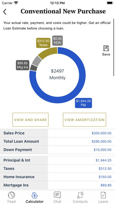 Royal Banks of MO Mortgage Screenshot
