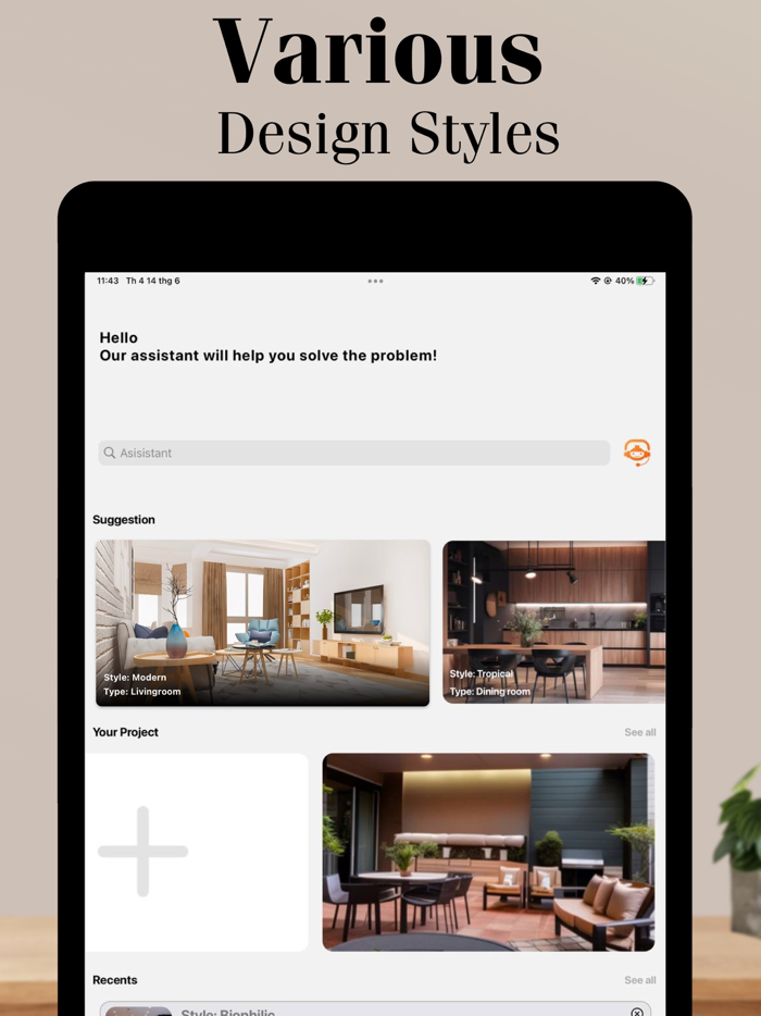 Ai Interior Design Layout Room