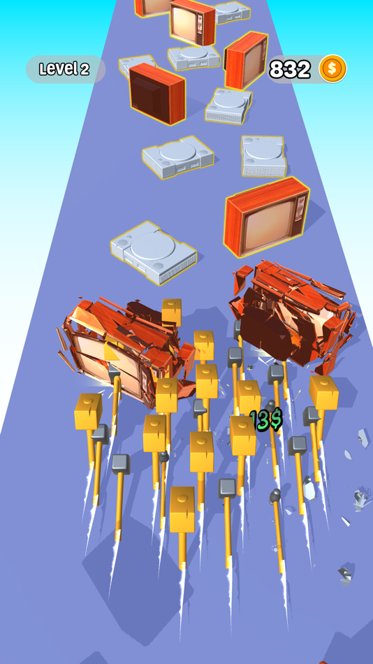 #5. Hammer Shoot Run (iOS) 由: MIDPOLY OYUN YAZILIM TASARIM DANISMANLIK HIZMETLERI VE TICARET ANONIM SIRKETI