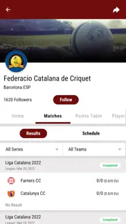 federació catalana de cricket iphone screenshot 2