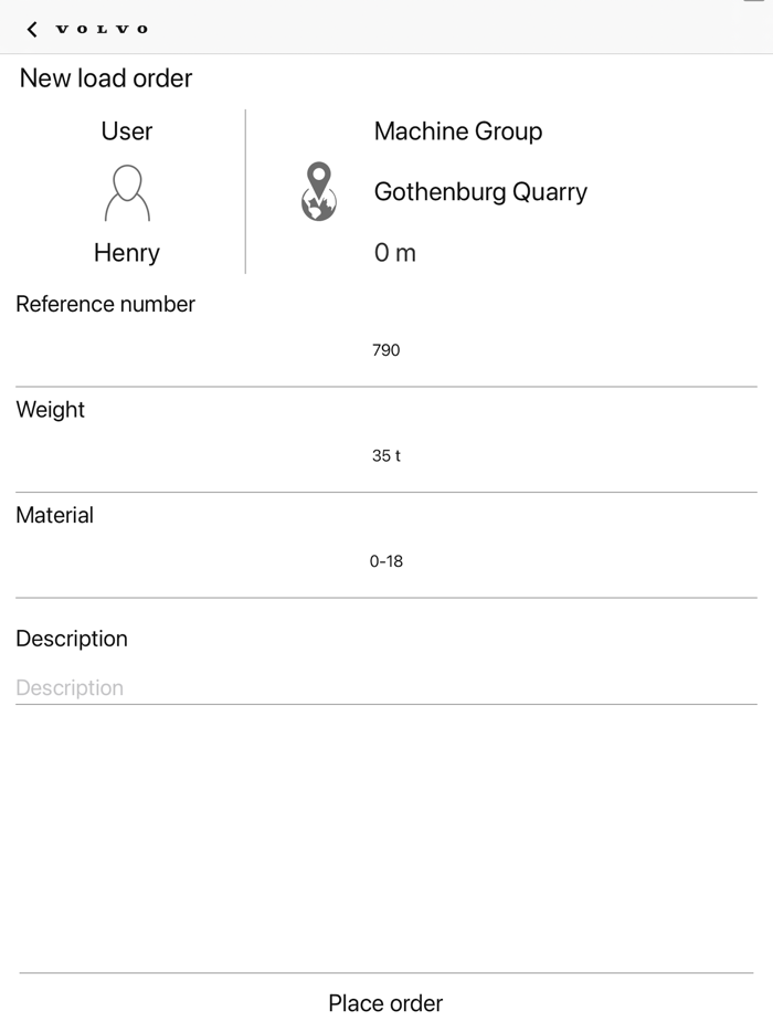 Volvo CE Connected Load Out