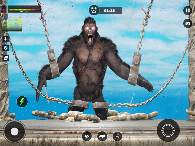 onde está o seu gorila irritado bigfoot rampage 3D: ataque de gorila real  jogo de simulador de aventura de monstro louco de mundo  aberto::Appstore for Android