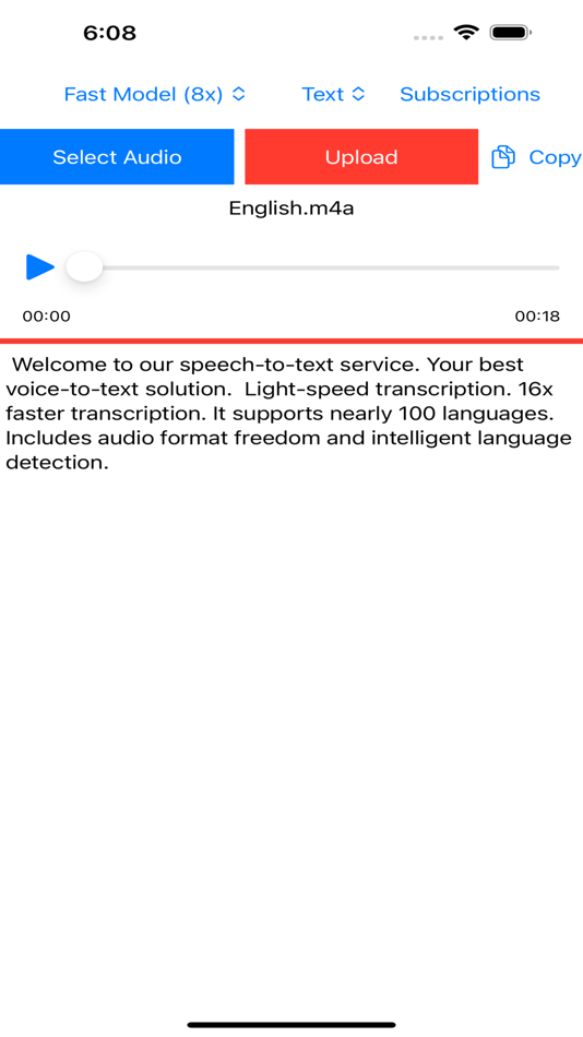 Transcribe , Speech To Text - 5.4 - (iOS)
