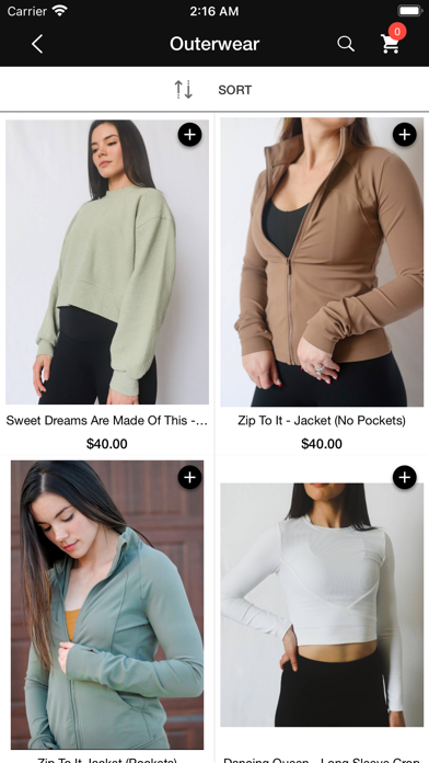 Shop Sweat Society Screenshot