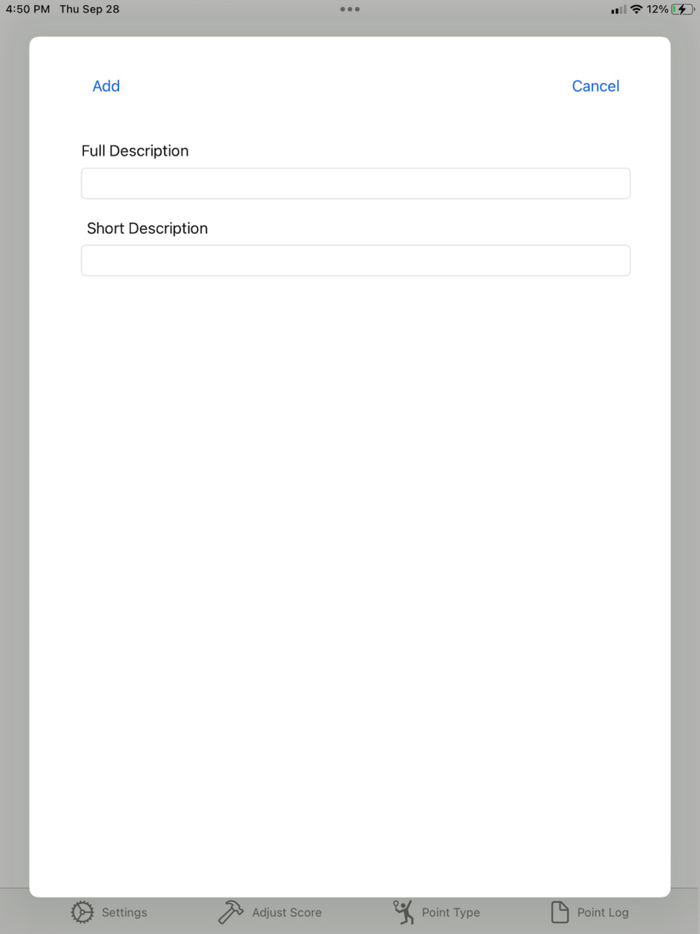 Quicktap Tennis Scorekeeper
