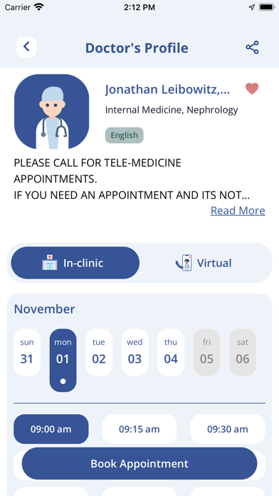 iClinicHealth Screenshot