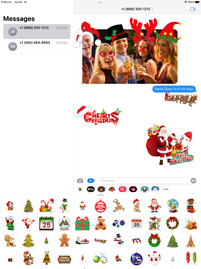 ChristmasGifs 150 Stickers