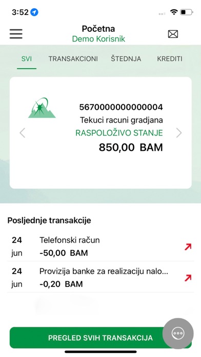 ATOS BANK Online Screenshot