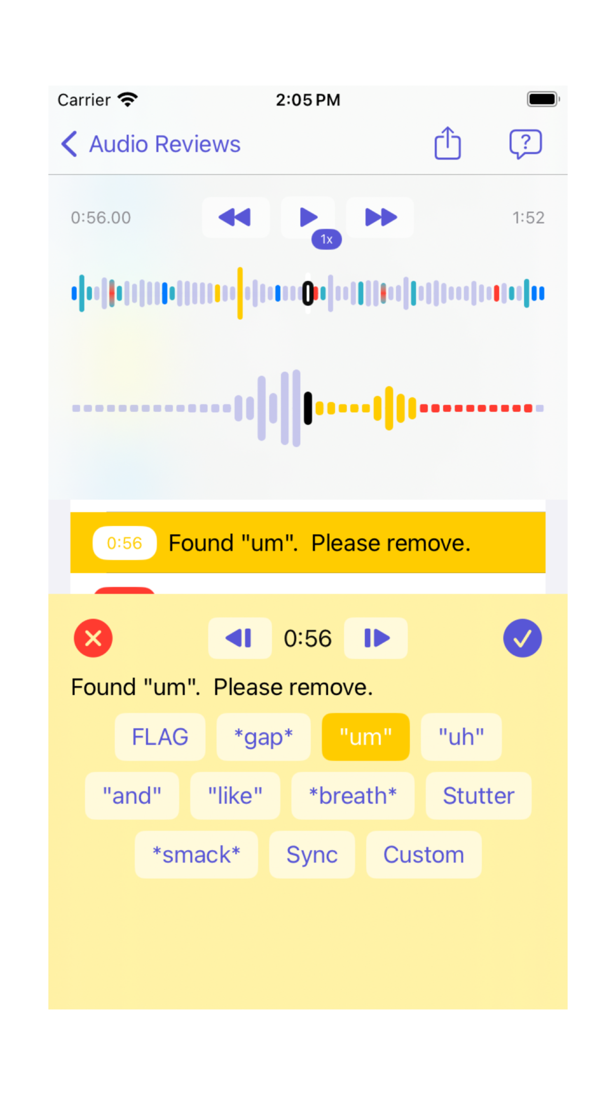 Audio Review Tool