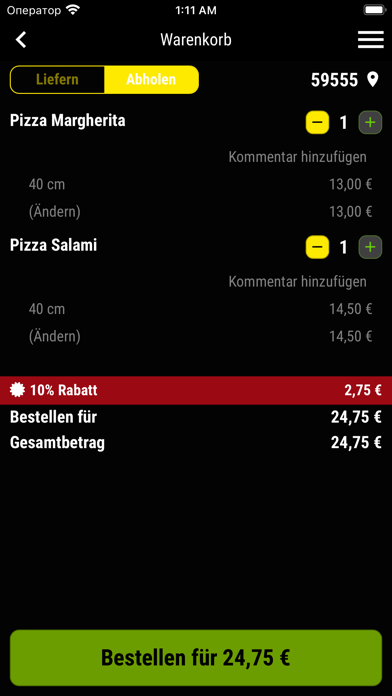 Pizzeria Roma Lippstadt Screenshot