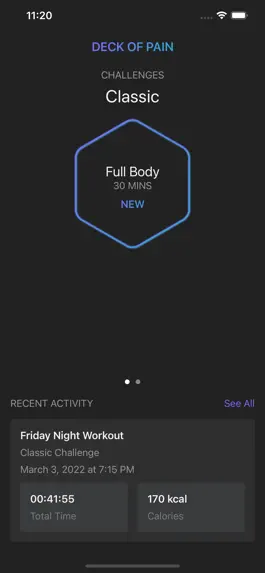 Game screenshot Deck Of Pain - Workout mod apk