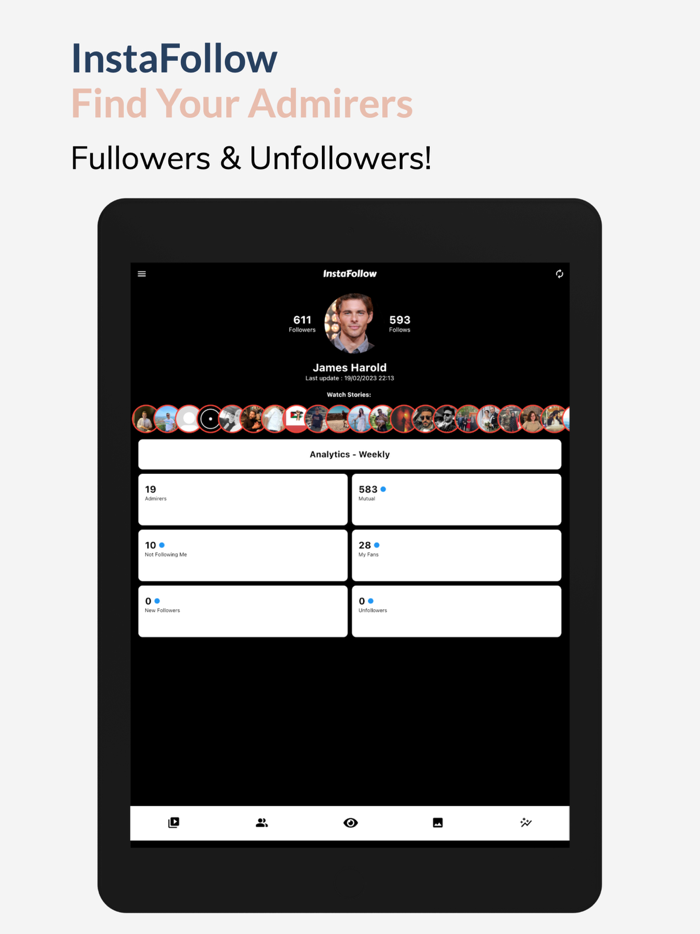 InstaFollow Follower Reports