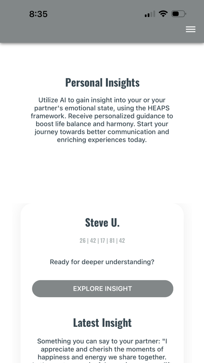 HEAPS Daily Emotion Tracker