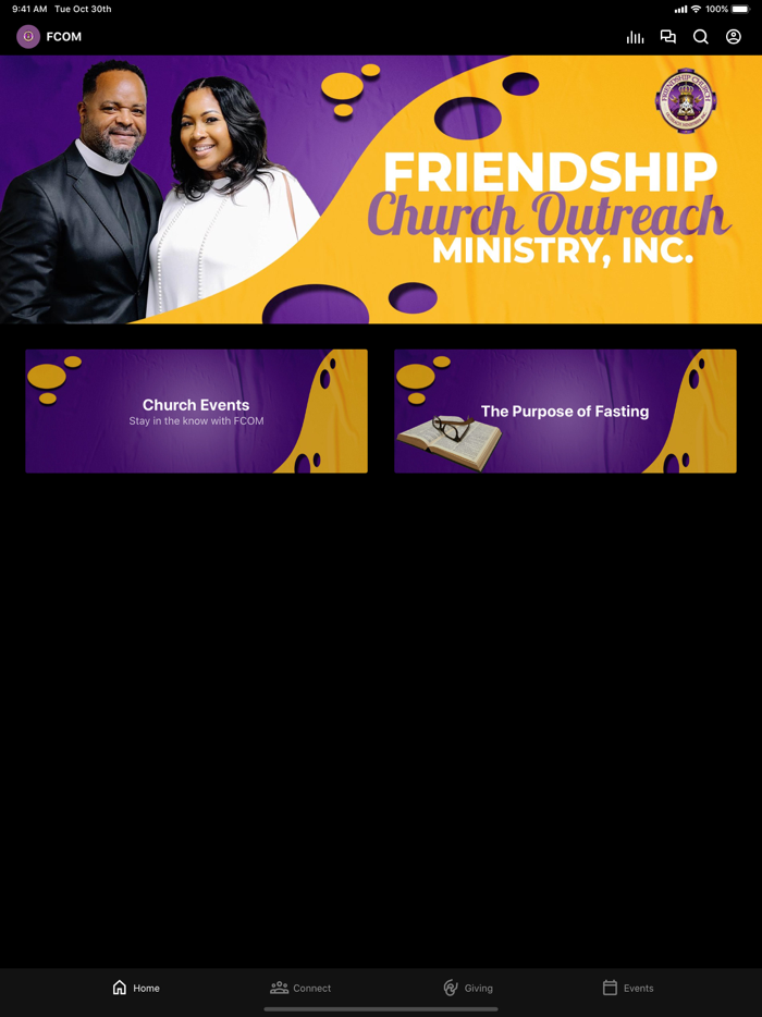 Friendship Church Outreach Min