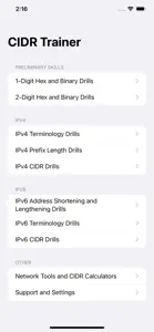 CIDR Trainer screenshot #2 for iPhone