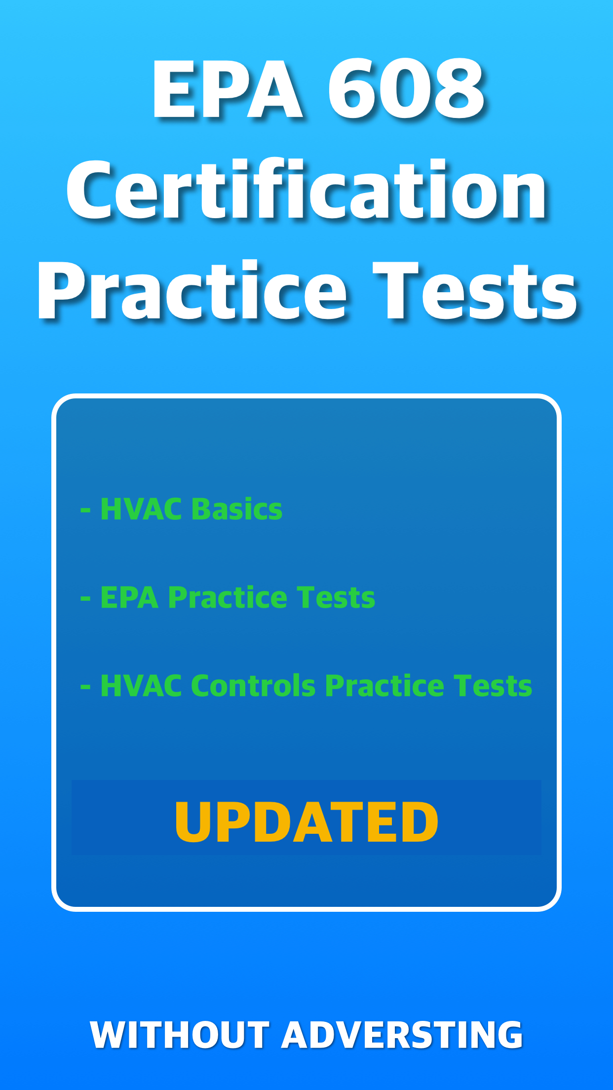 epa 608 certification HVAC