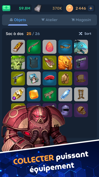 Screenshot #2 pour Lost Vault: AFK Retro RPG