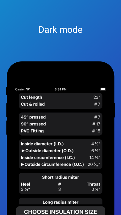 Pvc Pipes Measures Insulator++ Screenshot