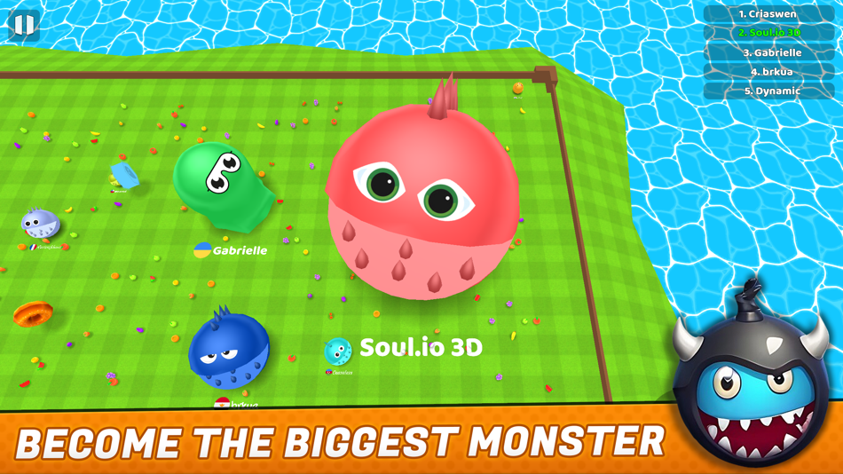 #5. Soul.io 3D - .io Games For Fun (iOS) โดย: Jointsoft