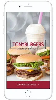 tonyburgers app iphone screenshot 1